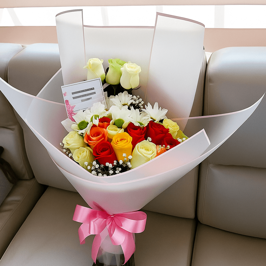Bouquet sensación en papel coreano R152