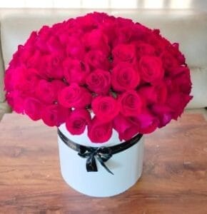 Cilindro de 100 rosas R179